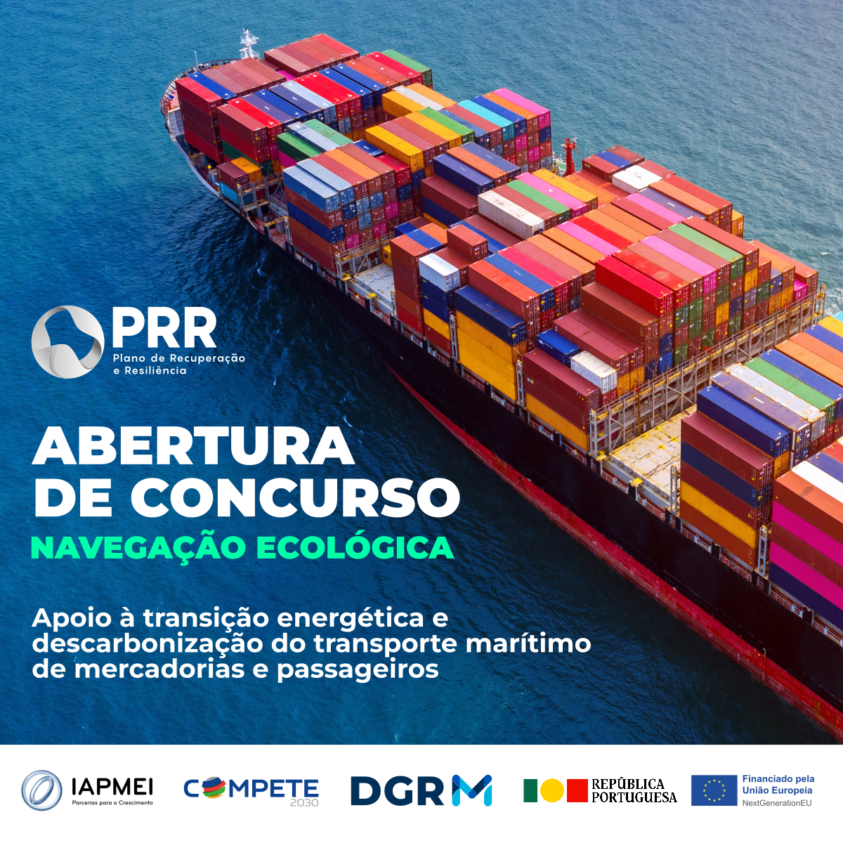  Prorrogação do prazo: Apoio à transição energética e descarbonização do transporte marítimo de mercadorias e de passageiros 